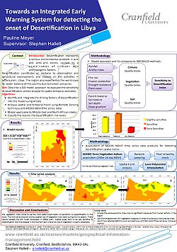 Meyer. Towards an Integrated Early Warning System for detecting the onset of Desertification in Libya